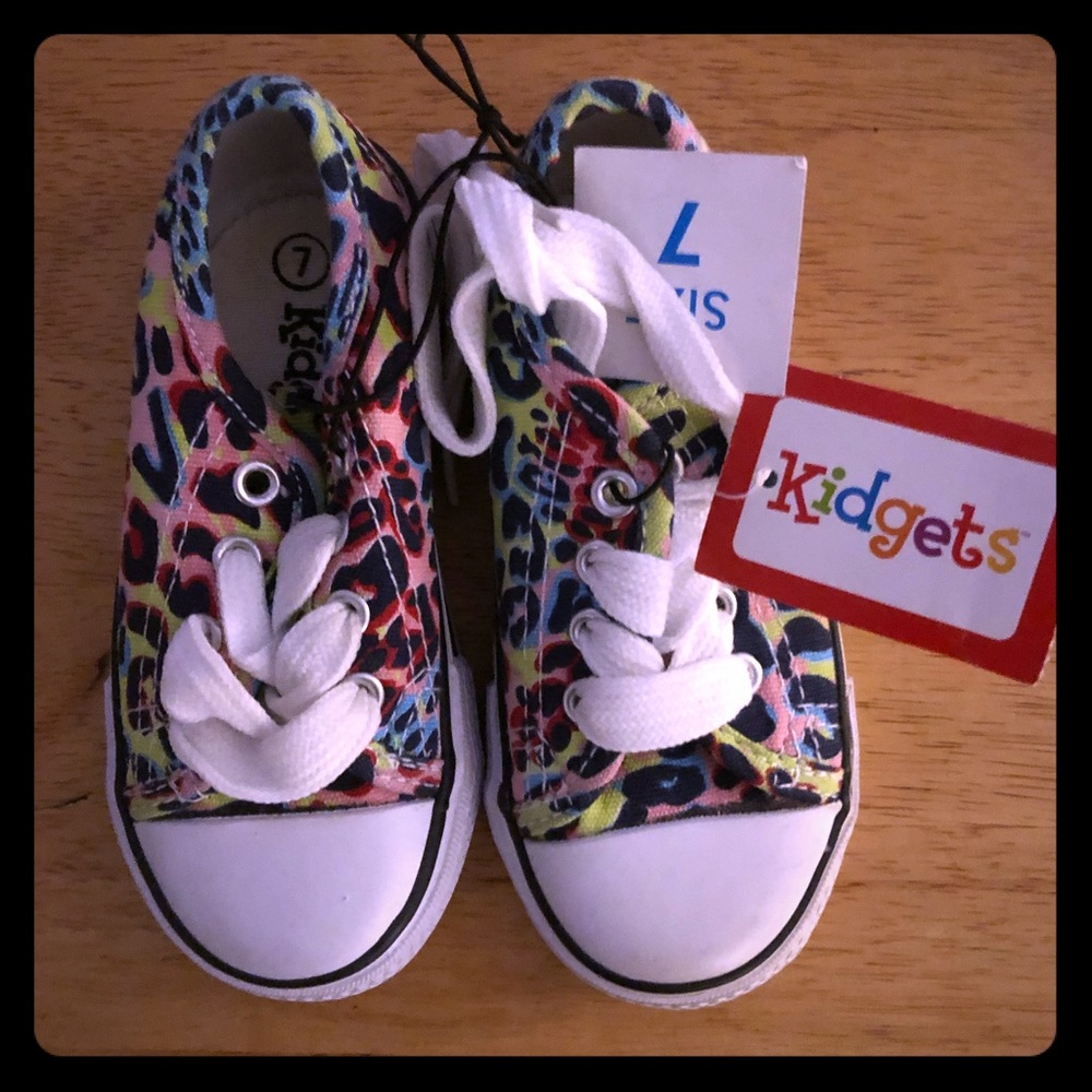 Girls Leopard Sneakers
